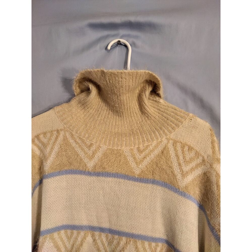 Davi & Dani Fuzzy Turtleneck Sweater - image 6